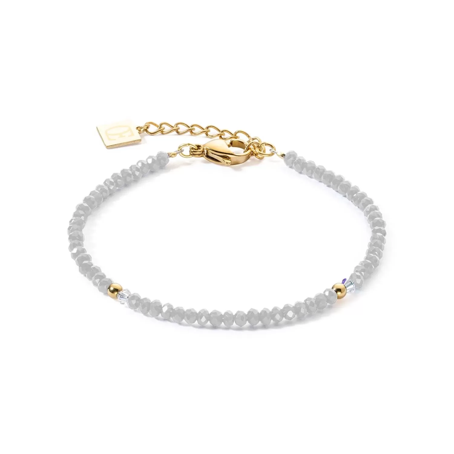 COEUR DE LION Armband Little Twinkle Gold-Eisblau- Mix&And&Match-Armbänder