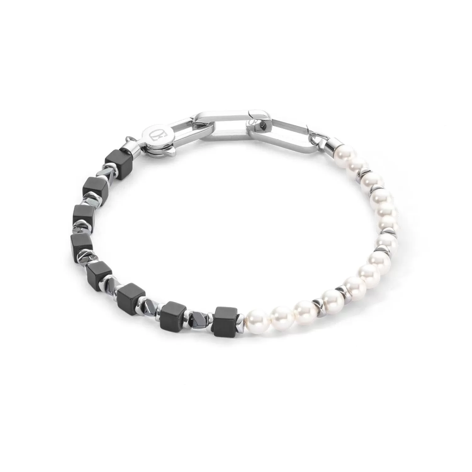 COEUR DE LION Armband Precious Fusion Pearls Schwarz- Unisex Edition