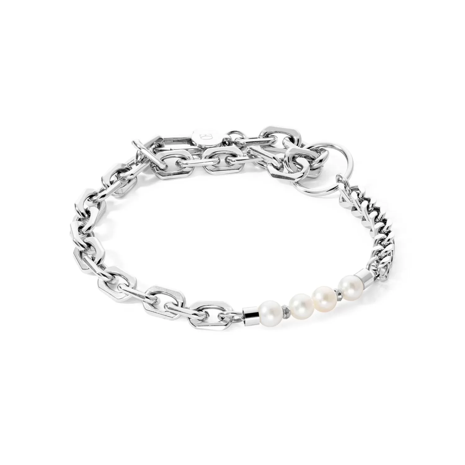 COEUR DE LION Armband Shape Shifter Süßwasserperlen Silber- Perlenarmbänder