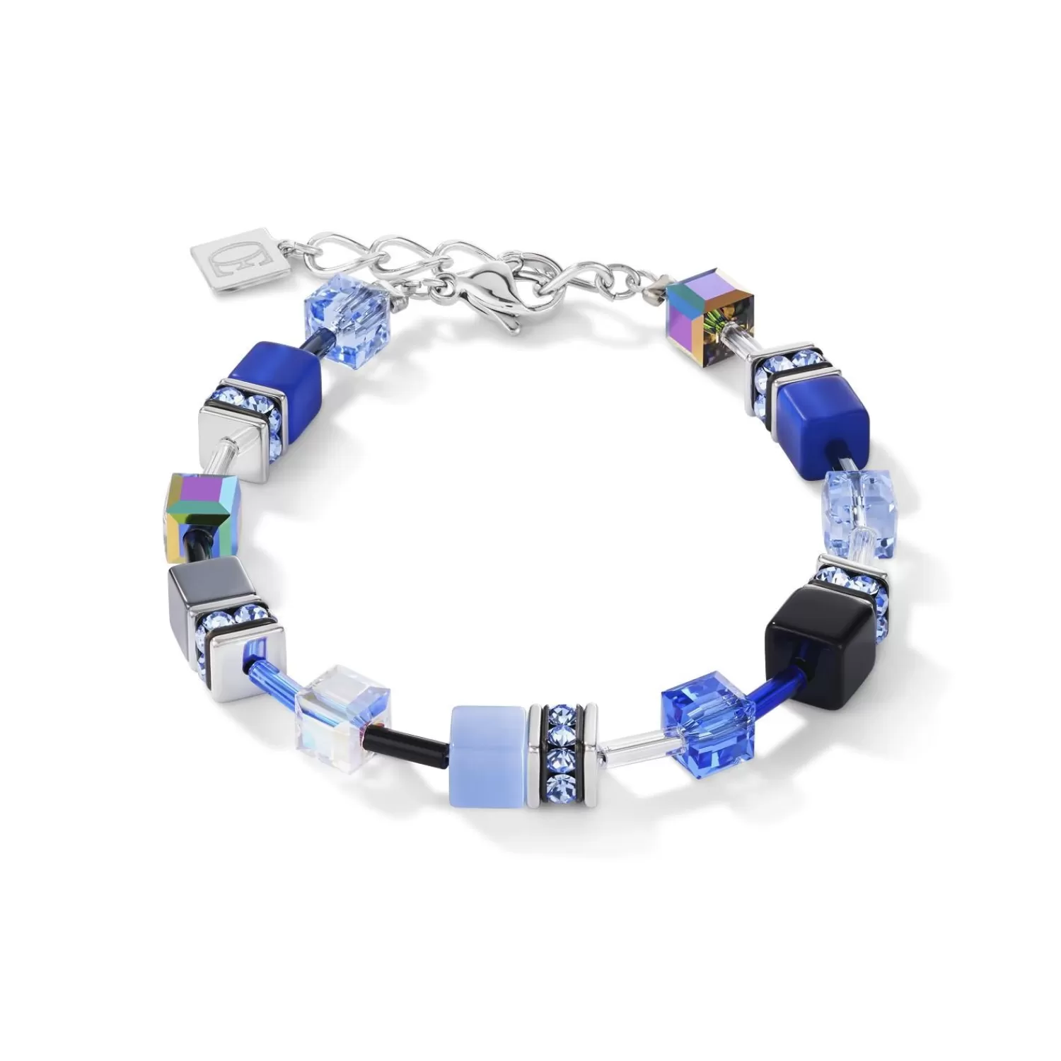 COEUR DE LION Geocube® Armband Kobaltblau- Geocube® Tone&In&Tone