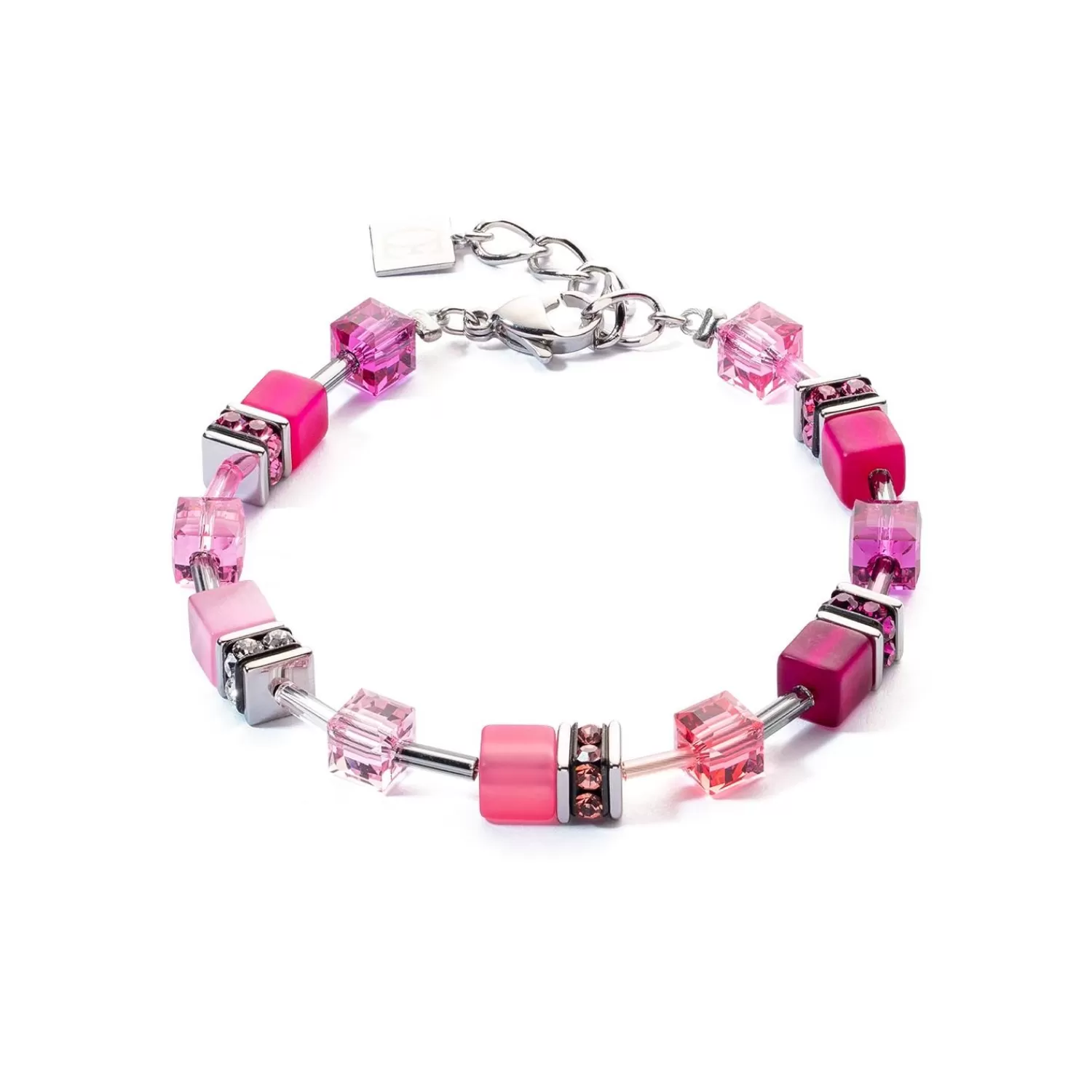 COEUR DE LION Geocube® Iconic Armband Viva Magenta- Geocube® Armbänder