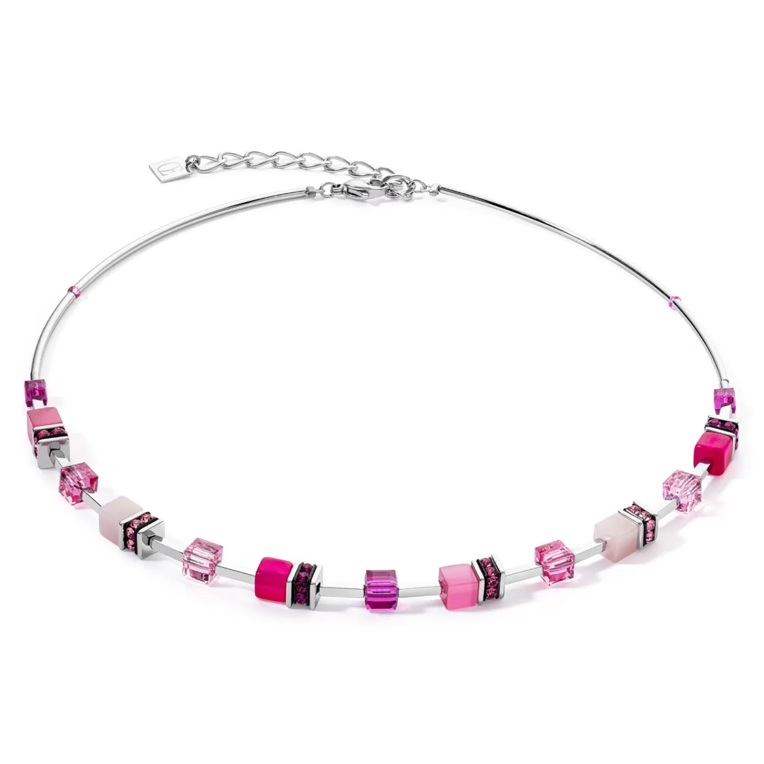 COEUR DE LION Geocube® Iconic Lite Halskette Magenta- Geocube® Halsketten