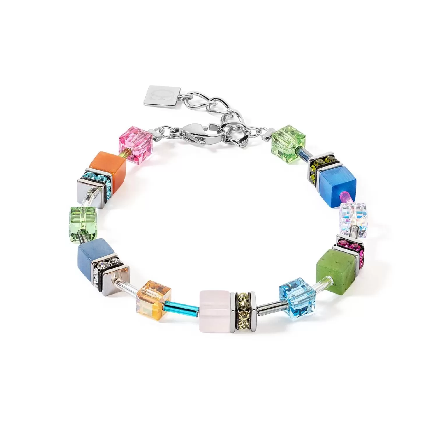 COEUR DE LION Geocube® Iconic Precious Armband Mehrfarbig Boho- Geocube® Mehrfarbig