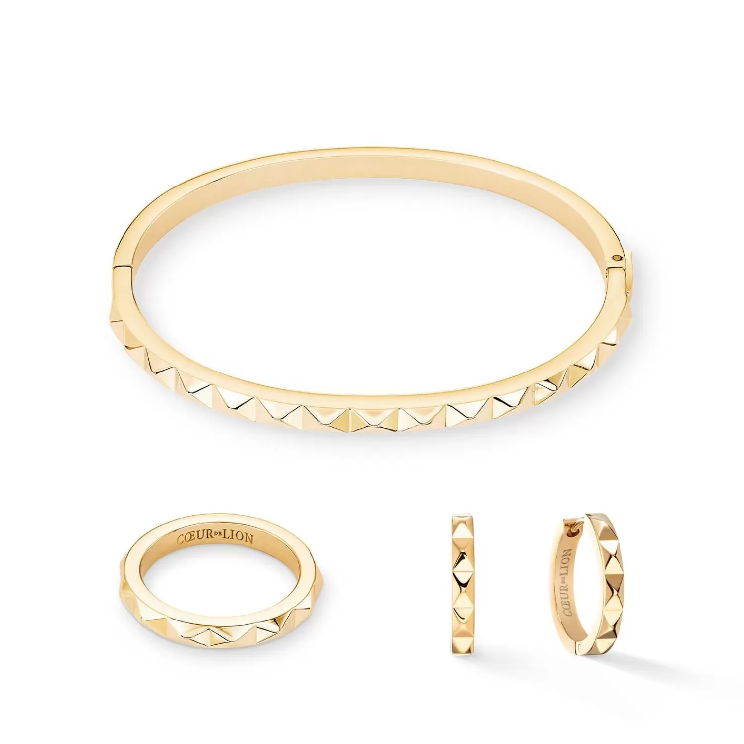 COEUR DE LION Ring Spikes Gold- Coeur Essentials