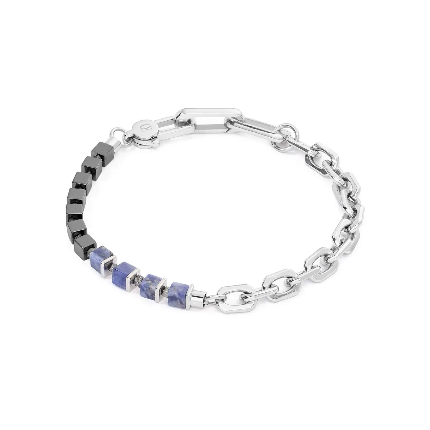 COEUR DE LION Unisex-Armband Fusion Link Chain Blau- Unisex-Armbänder