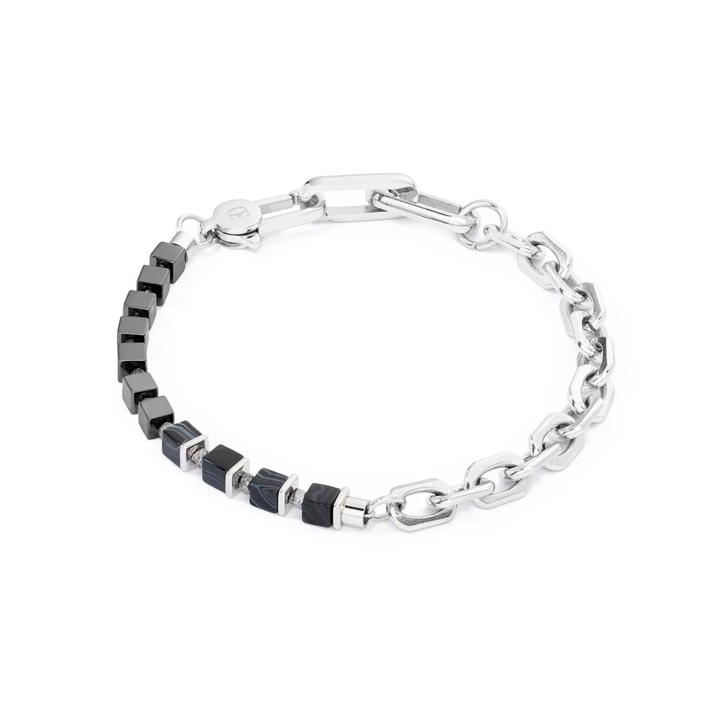 COEUR DE LION Unisex-Armband Fusion Link Chain Schwarz- Unisex Edition