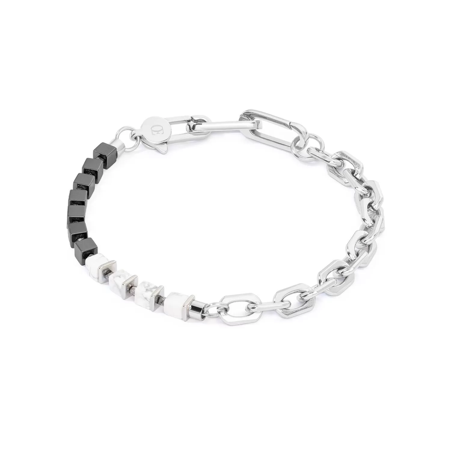 COEUR DE LION Unisex-Armband Fusion Link Chain Weiß- Unisex Edition